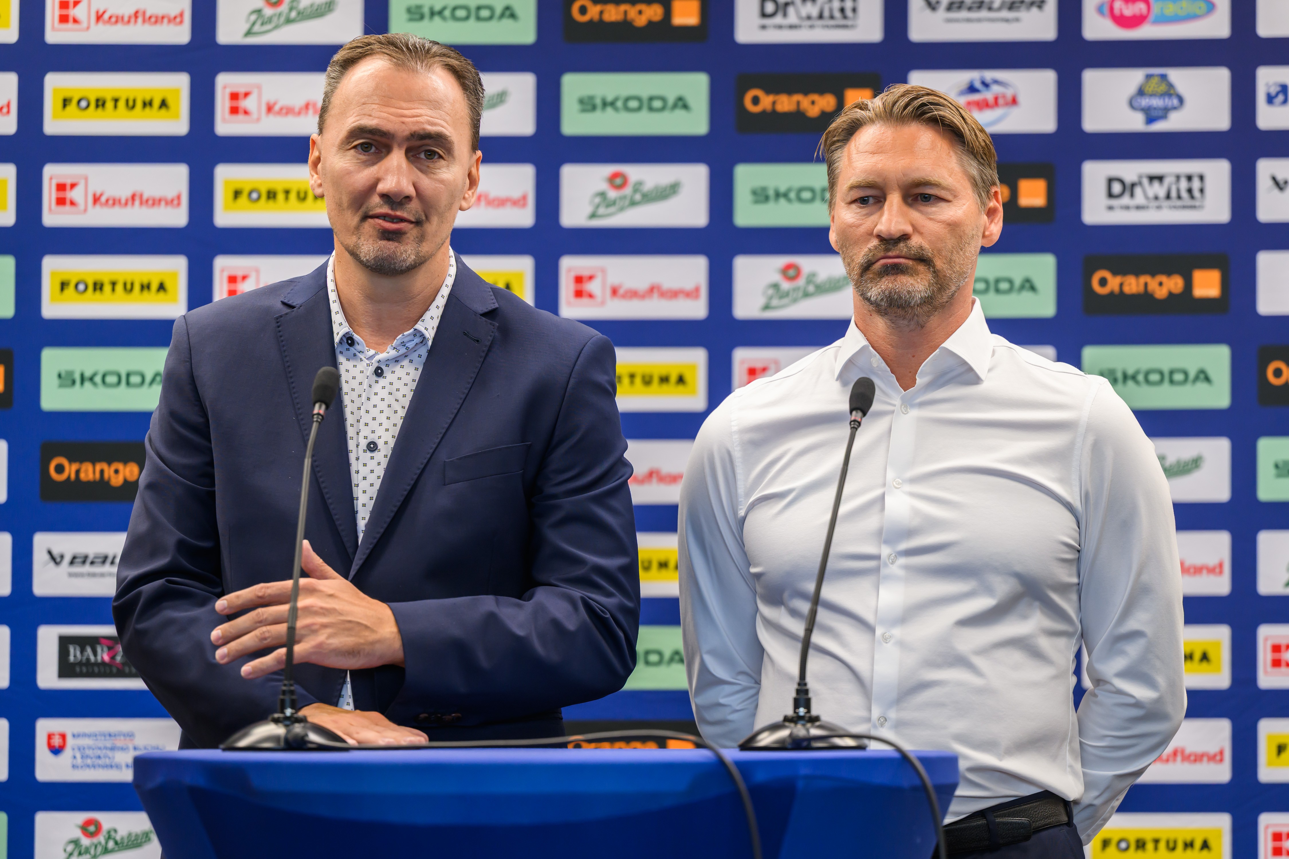 Miroslav Šatan a Vladimír Országh